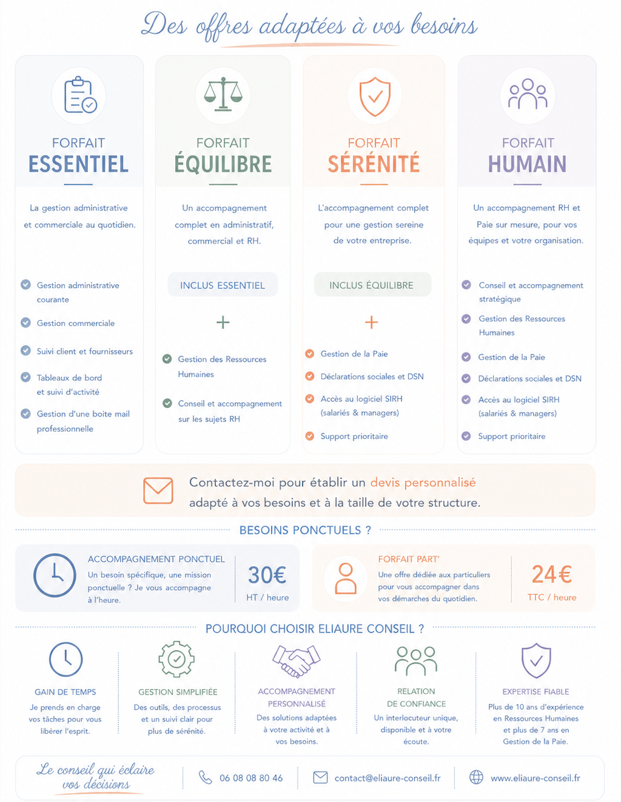 web tarif eliaure conseil